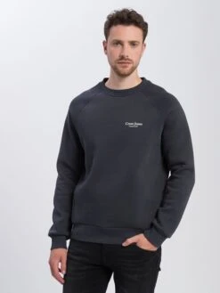 Sweatshirt In Anthrazit -CMP || Puma || Regatta Verkaufsgeschäft cross jeans sweatshirt in anthrazit 1