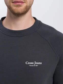 Sweatshirt In Anthrazit -CMP || Puma || Regatta Verkaufsgeschäft cross jeans sweatshirt in anthrazit 4