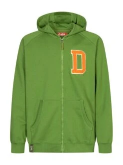 Derbe Sweatjacke In Grün