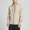 Jack & Jones Sweatjacke "Hair" In Beige -CMP || Puma || Regatta Verkaufsgeschäft jack and jones sweatjacke hair in beige