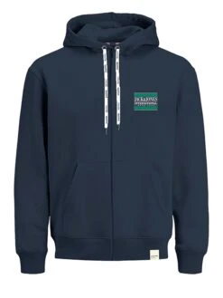 Jack & Jones Sweatjacke "International" In Dunkelblau