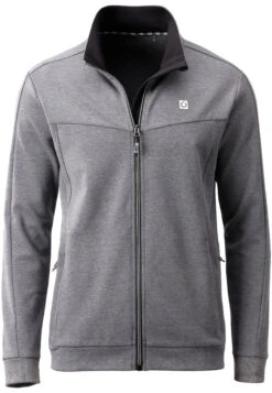 LPO Sweatshirtjacke Sweatjacke Robinson - Trainingsjacke In GRAU